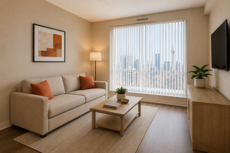 Living area 2, City Center Luxury Stay, Toronto