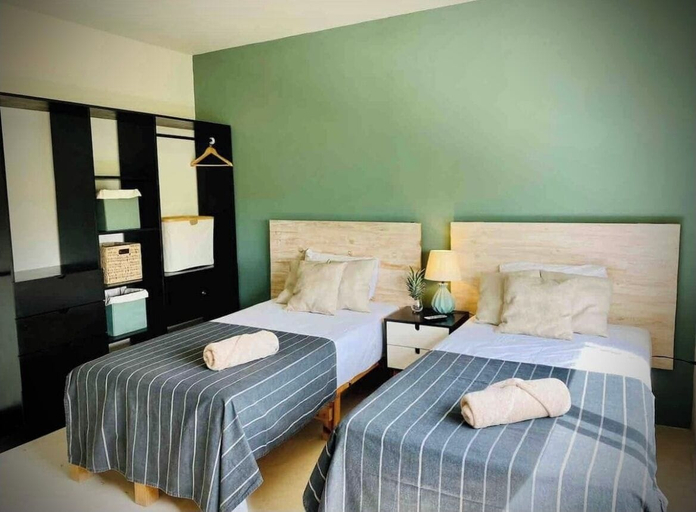 Bedroom 2, Family Apartment in Beautiful Residential Complex in Holbox, Lázaro Cárdenas