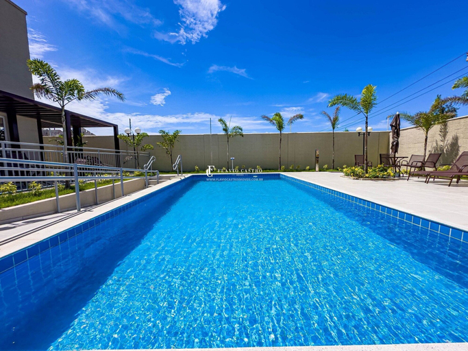 Pool 4, Apartamento Novinho 2 Quartos e Vista mar, Fortaleza