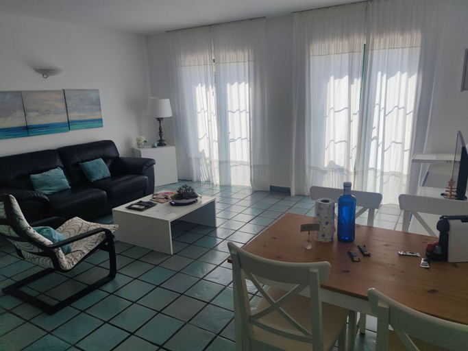 Living area, First Line Luxury Apartment by El Sirocco, Las Palmas