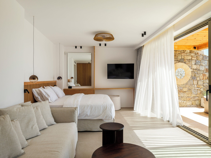 Bedroom 4, Panormos Bay Suites, South Aegean