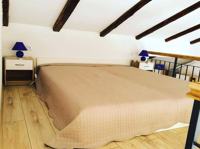 Bedroom 2, Modern attic apartment, Lopar/Supetarska Draga