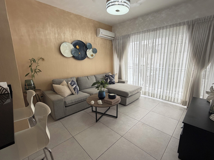 Living room 2, Modern Ocean View 1BR in La Esperilla, Pool, Gym, Distrito Nacional
