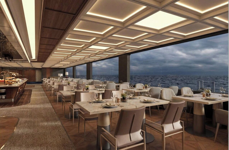 Outdoor dining, Doris Grand Cruise, Hạ Long