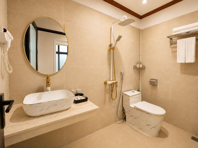 Bathroom 5, Hanoi Silk Classy Hotel & Travel, Hoàn Kiếm