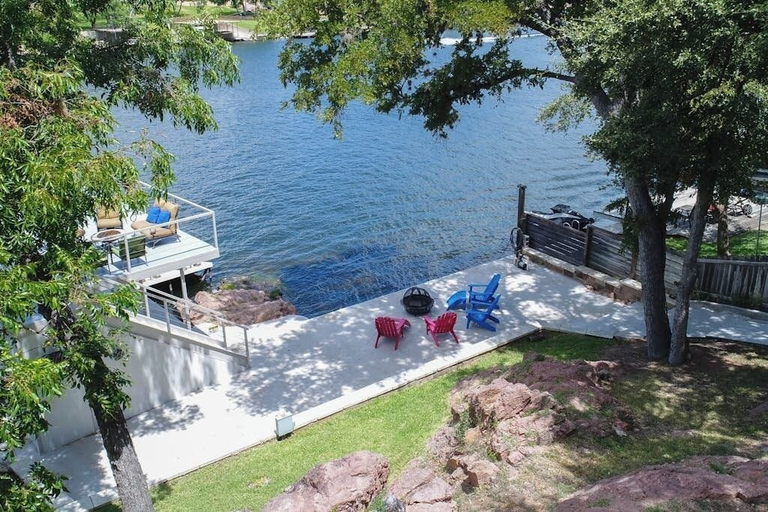Terrace/patio 3, Lakefront Home With Wifi, Entertainment, Dock & Lake Views - Dogs OK, Burnet