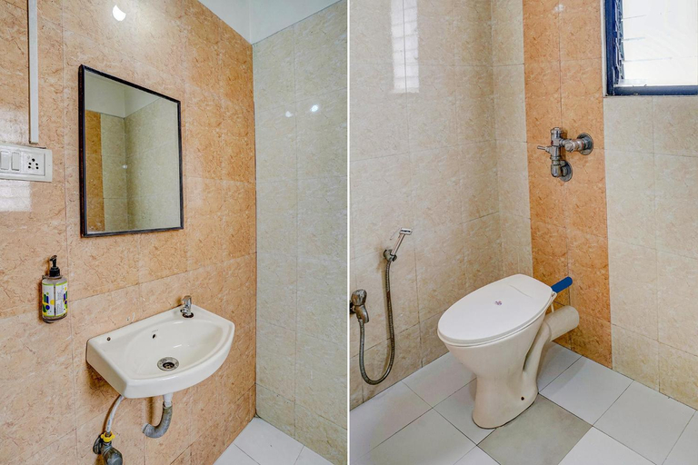 Bathroom 4, FabHotel Destination 42, Pune