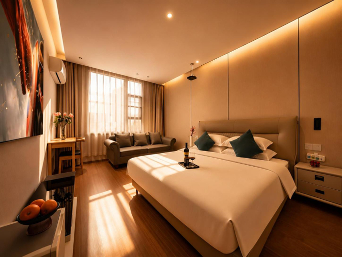 Bedroom, Han Exotic Wulingyuan Travel Concierge and Multilingual Planning Quiet Courtyard Retreat Near Forest, Zhangjiajie