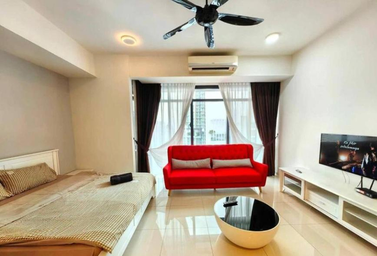 Bedroom 2, A2204 Grand Medini Studio 100mbps Netflix By STAY, Johor Bahru