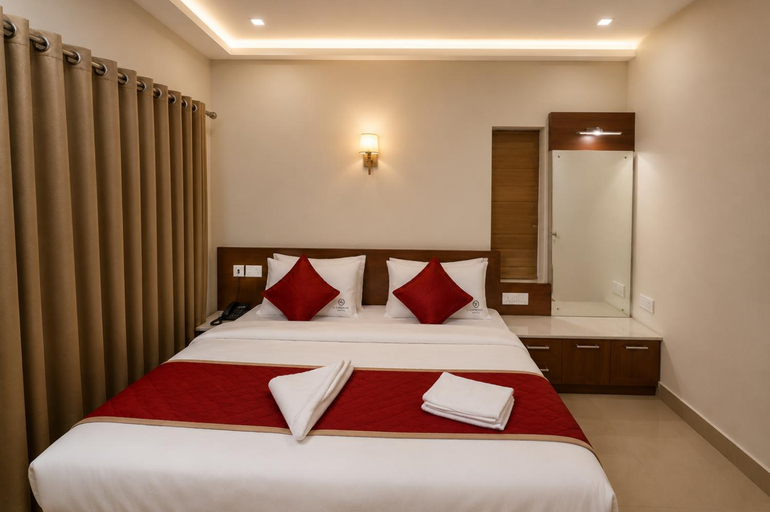 Bedroom 3, K Grandeur Hotels- South Railway Station, Ernakulam