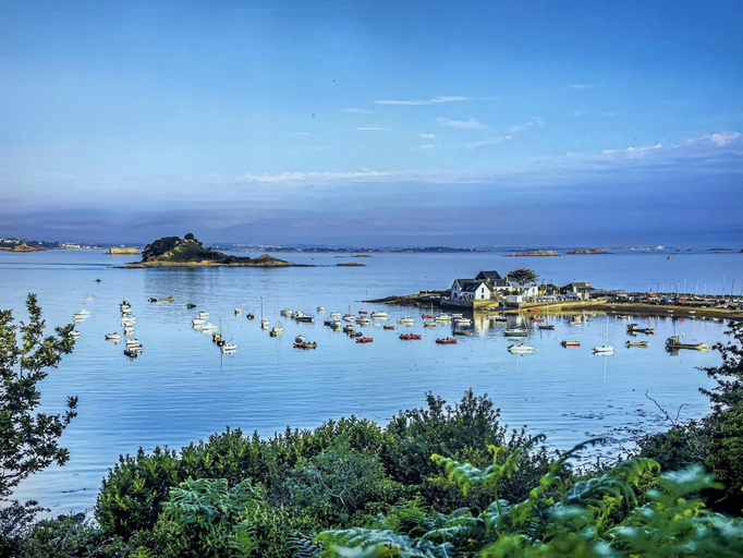 View from property 4, Rental for 2 With Private Outdoor Space, Finistère