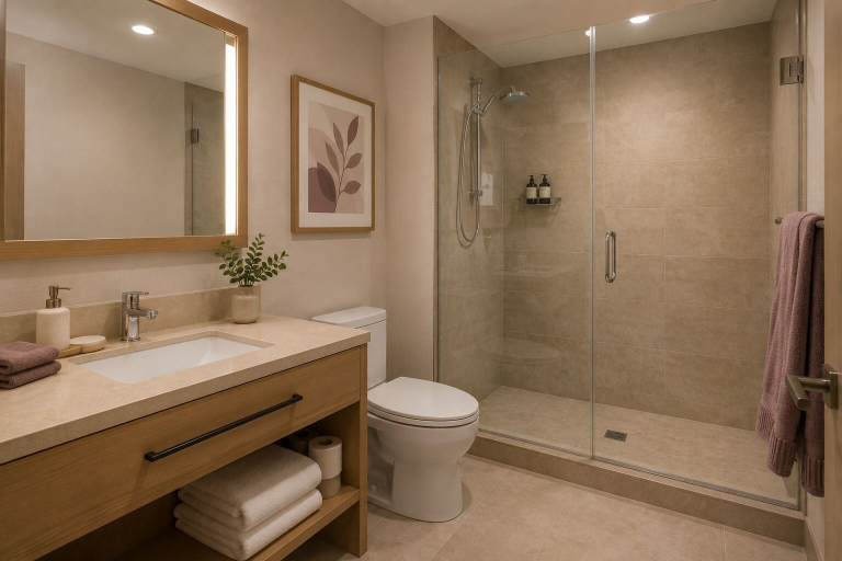 Bathroom, City Vibe Luxury Stay, Toronto