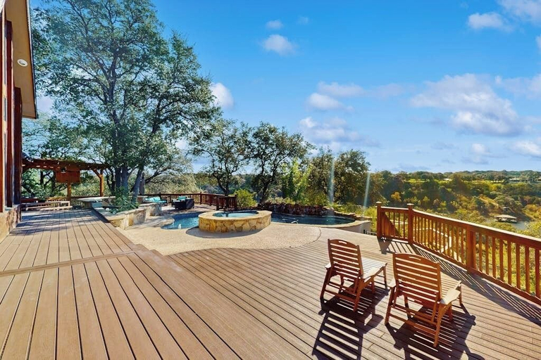 Terrace/patio 4, Waterfront Home With Private Pool, Patio & Amazing Sunset View, Burnet