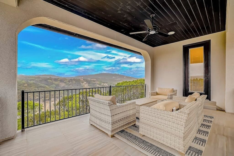 View from room, Exquisite Dog-friendly Home With Balcony, Enclosed Yard, Central AC, & W/D, Travis