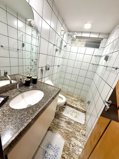 Bathroom 5, Apto Preferido Pelas Familias, 200m da Beira mar, Fortaleza