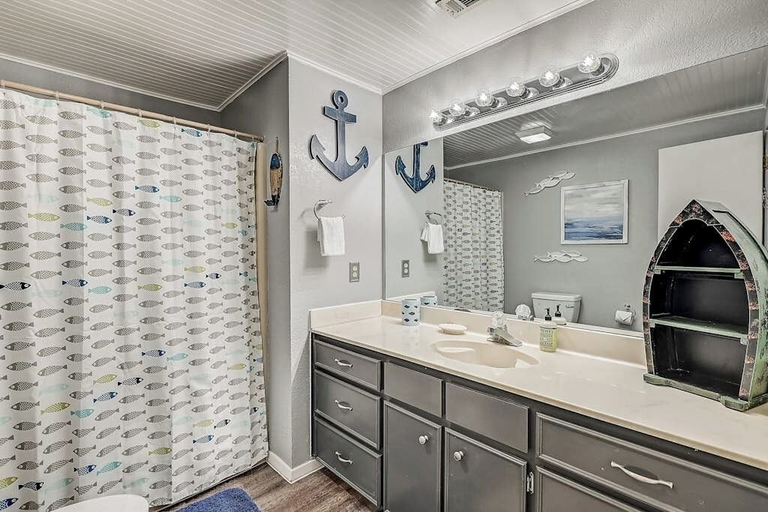 Bathroom 3, Dog-friendly Water View Condo With Inviting Porch, AC, W/d, & Modern Charm, Burnet
