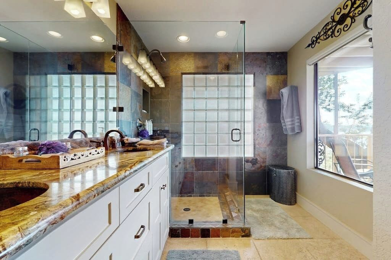 Bathroom 2, Refined Panoramic Paradise on Lake Travis With Boat Launch and Tesla Charger, Travis