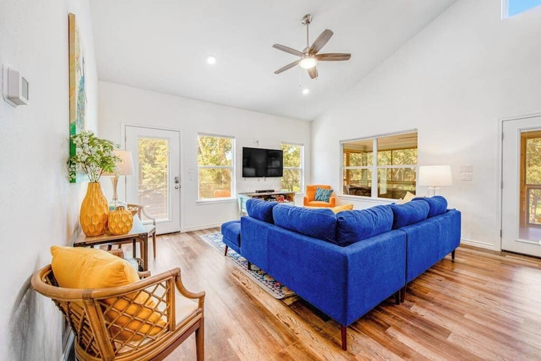 Living area 4, Lakefront Dog-friendly Home With Kayaks, Sup's, Huge Screened Porch, Burnet