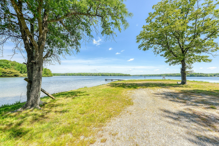 Exterior 5, Three-story Lakefront Home w/ Covered Boat Slip, and Tennis/pickleball Access, Louisa