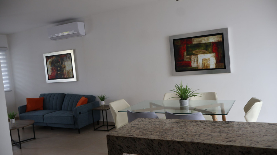 Living room 3, House in Private Altus 1, Benito Juárez