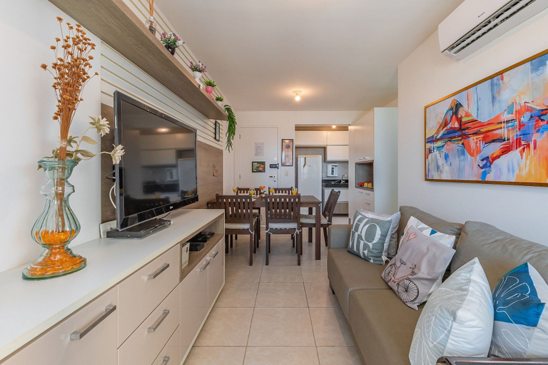 Living area, It's on the sea Balance - Unique Experience in Beautiful Designed Flat, Oceanview 2Q, 2WC, Fortaleza