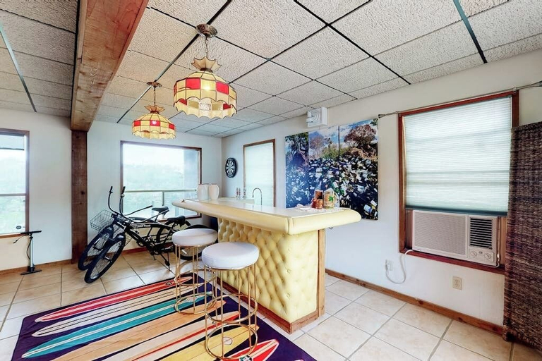 Interior 2, Mid-century Modern Lake House With Private Waterfront Pool & Boat Dock, Burnet