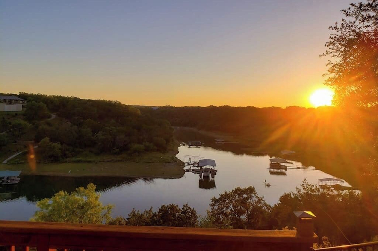 Exterior 5, Waterfront Home With Private Pool, Patio & Amazing Sunset View, Burnet