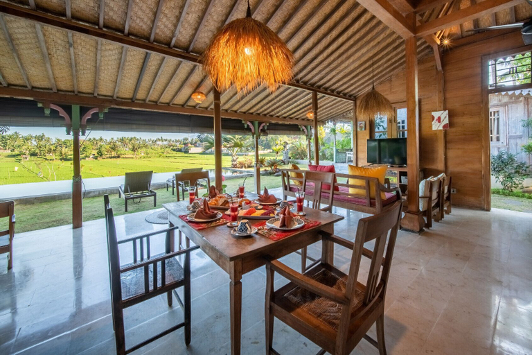 Food & Drinks 4, Incredible View, Traditional Villa, 3br, Ubud, Gianyar