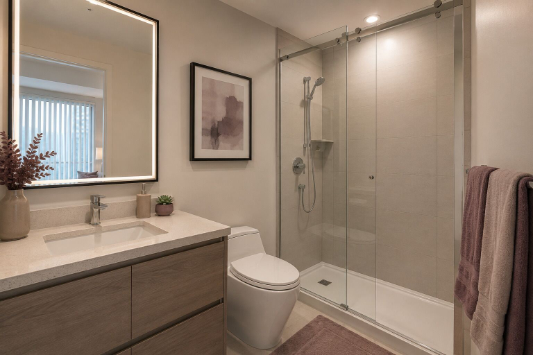 Bathroom, Avenelle City Hotel, Toronto
