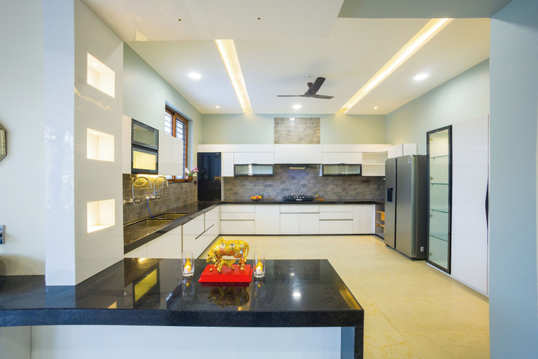 Private kitchen 3, ELIVAAS Lush Haven 4BHK Villa Pvt Pool, Jaipur