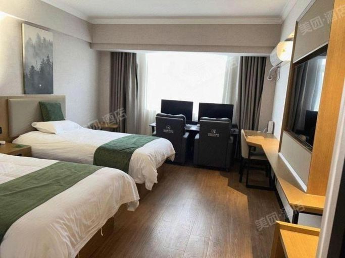 Bedroom 2, GreenTree Inn Luoyang Henan University of Science and Technology, Luoyang