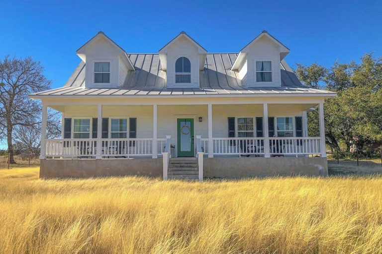 Exterior 3, Tranquil Farmstead With Beautiful Views of the Country, Fire pit, Blanco