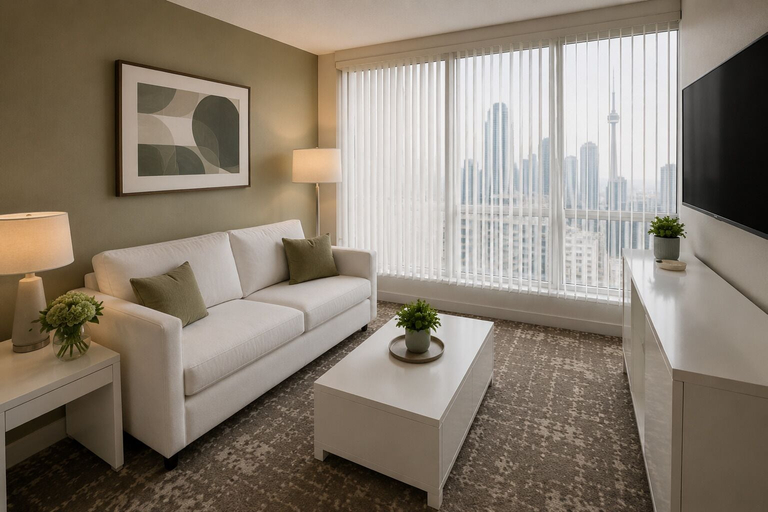 Living area 2, Elara Urban Suites, Toronto