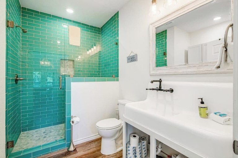 Bathroom 2, Lakefront Dog-friendly Home With Kayaks, Sup's, Huge Screened Porch, Burnet