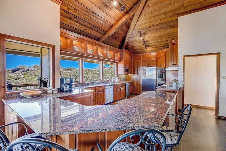 Private kitchen 2, Stunning Lakefront Home With 2 Patios, Chef's Kitchen, & Lake Access, Burnet