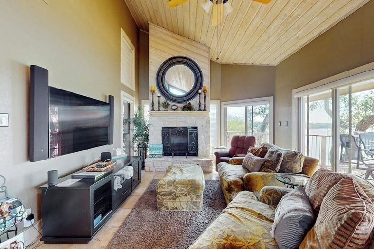 Interior, Refined Panoramic Paradise on Lake Travis With Boat Launch and Tesla Charger, Travis