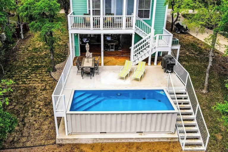 Exterior 4, Waterfront Home With Game Room, Decks, Pool, Smart Tvs, Kayaks, & Gas Grill, Llano