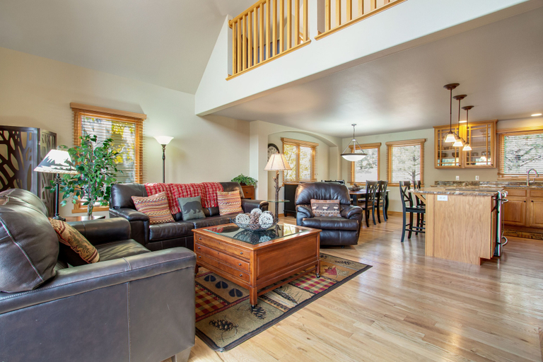Living area 4, 3BR Three-story Home With Epic Mountain Views & Fireplace, Larimer