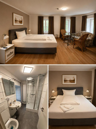 Bedroom 2, Hotel Restaurant El Greco bei der Taffingsmuhle, Saarlouis