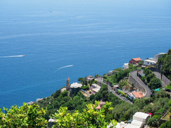 Land view from property 4, De Vivo Realty - Boscosfera Amalfi, Salerno