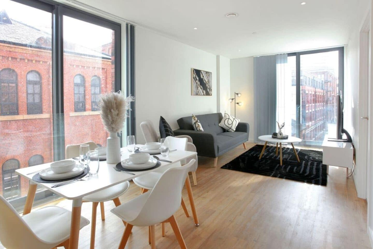 Dining room 5, The Central Mount-balcony-gym-parking, Manchester