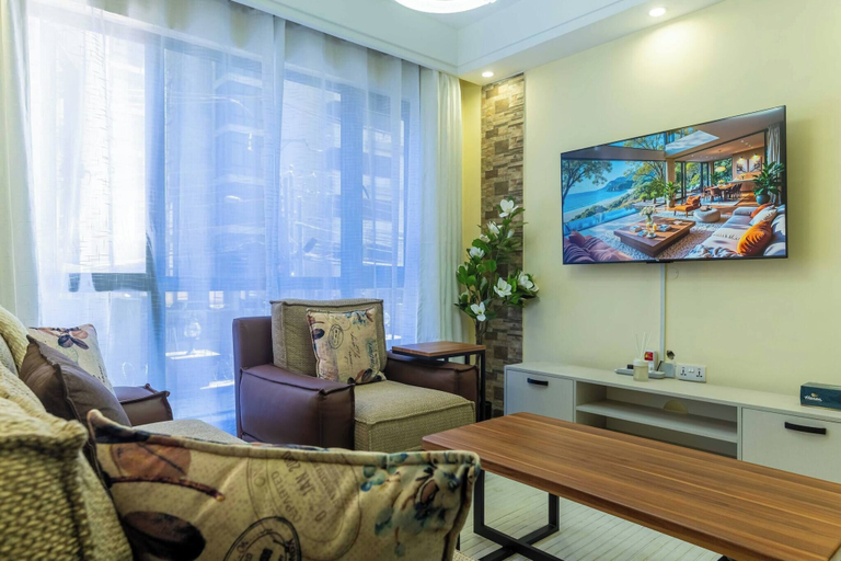 Living room 1, Atelier Luxe Home, Charming Modern Styled 1bedroom in Kileleshwa, Dagoretti North