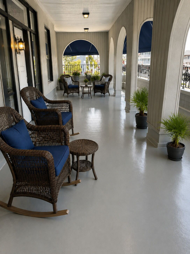 Porch, The Linda Grande Hotel, Cape May
