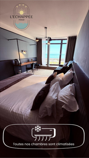 Bedroom 2, L'Echappee - Hotel Casino Dieppe, Seine-Maritime