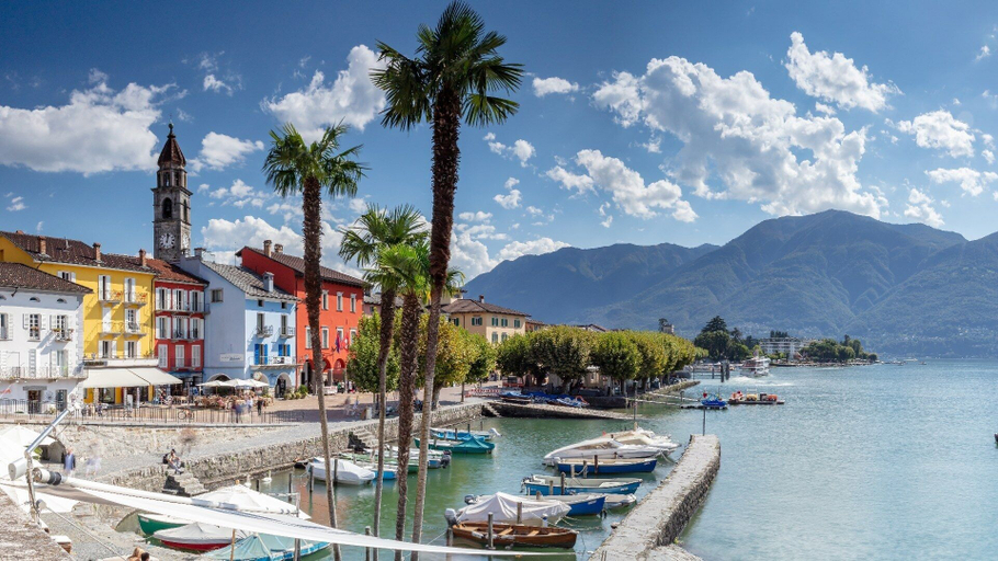 Marina, Room-double Room With Air Conditioning D, Locarno