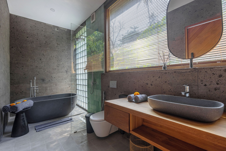 Bathroom 4, Balian Surf Villas, Tabanan
