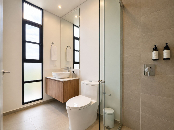 Bathroom 4, Casa Indigo Apartahotel Parque 93, Santafé de Bogotá