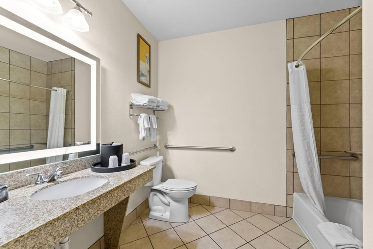 Bathroom 4, Comfort Suites San Antonio North - Stone Oak, Bexar