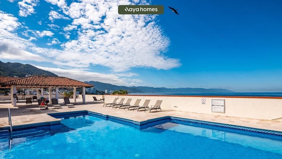 Pool, Ocean View 2Br Condo-balcony-beach-pool - 303, Puerto Vallarta