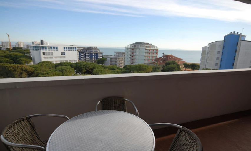 Balcony, Top Floor Apartment With sea View, Udine